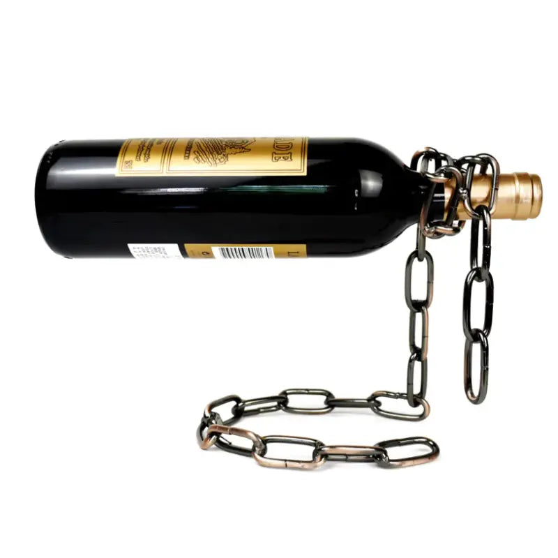 Magic Iron Chain Wine Bottle Holder